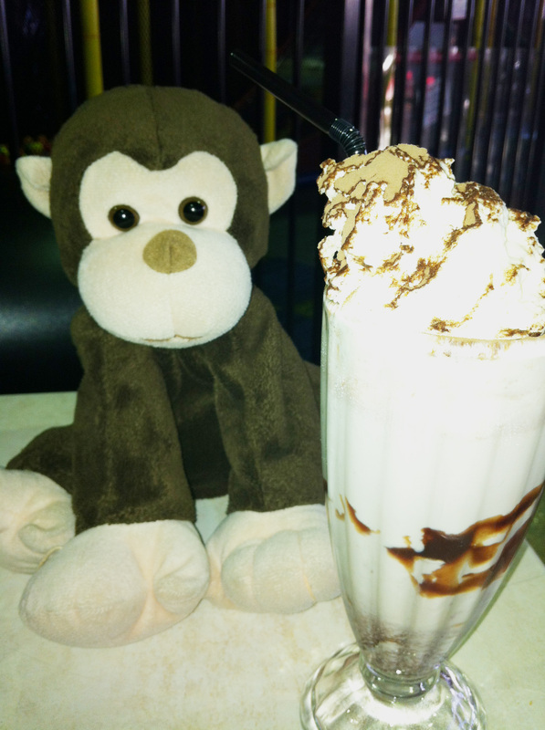 Monkey's mums love our yummy iced coffee and chocolate and premium quality espresso Di Bella coffee.